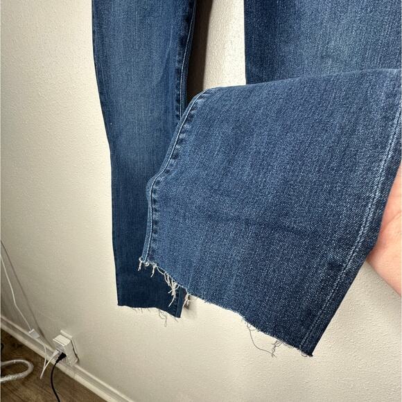 AG Dark Wash The Harper Essential Straight Raw Hem Jeans 29 - Picture 4 of 15